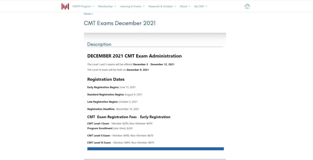 Hướng dẫn đăng ký thi CMT Level 1 5 Hướng dẫn đăng ký thi CMT Level 1