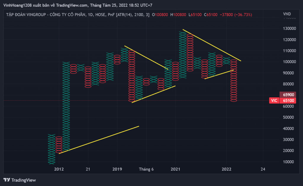 Biểu đồ Hình & Điểm (Point & Figure Chart) là gì? Các khái niệm cơ bản về biểu đồ PnF